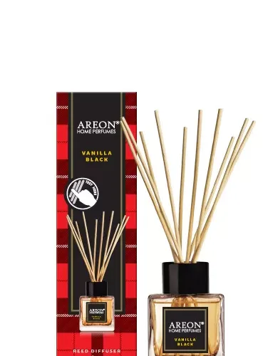 Areon Αρωματικό Χώρου με Sticks Home Vanilla Black 50ml