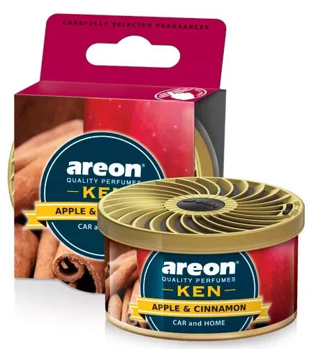 Areon Αρωματική Κονσέρβα Αυτοκινήτου Ken Apple & Cinnamon 35gr